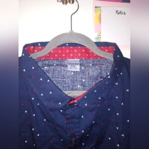 NWT VERDO Men’s 5XL Button Up Long Sleeve Shirt